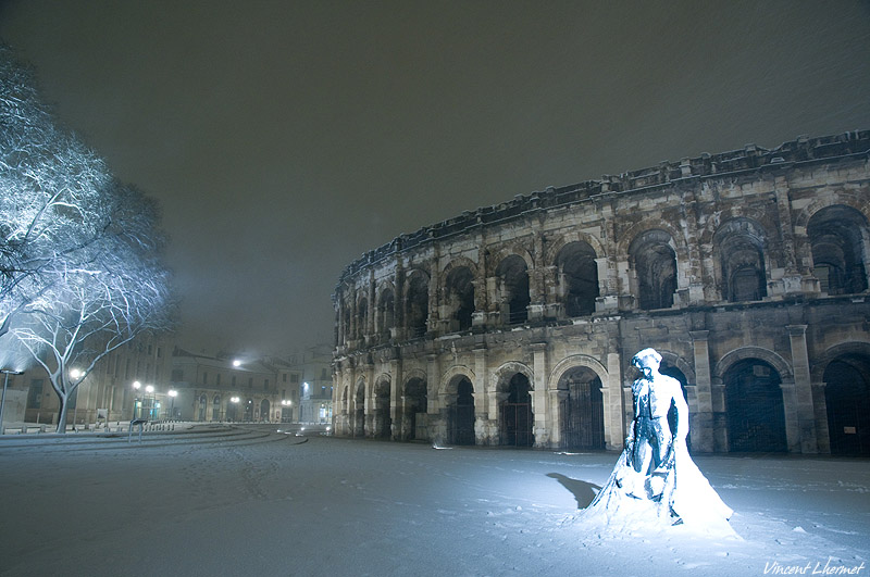 Neige Nîmes 07/03/2010